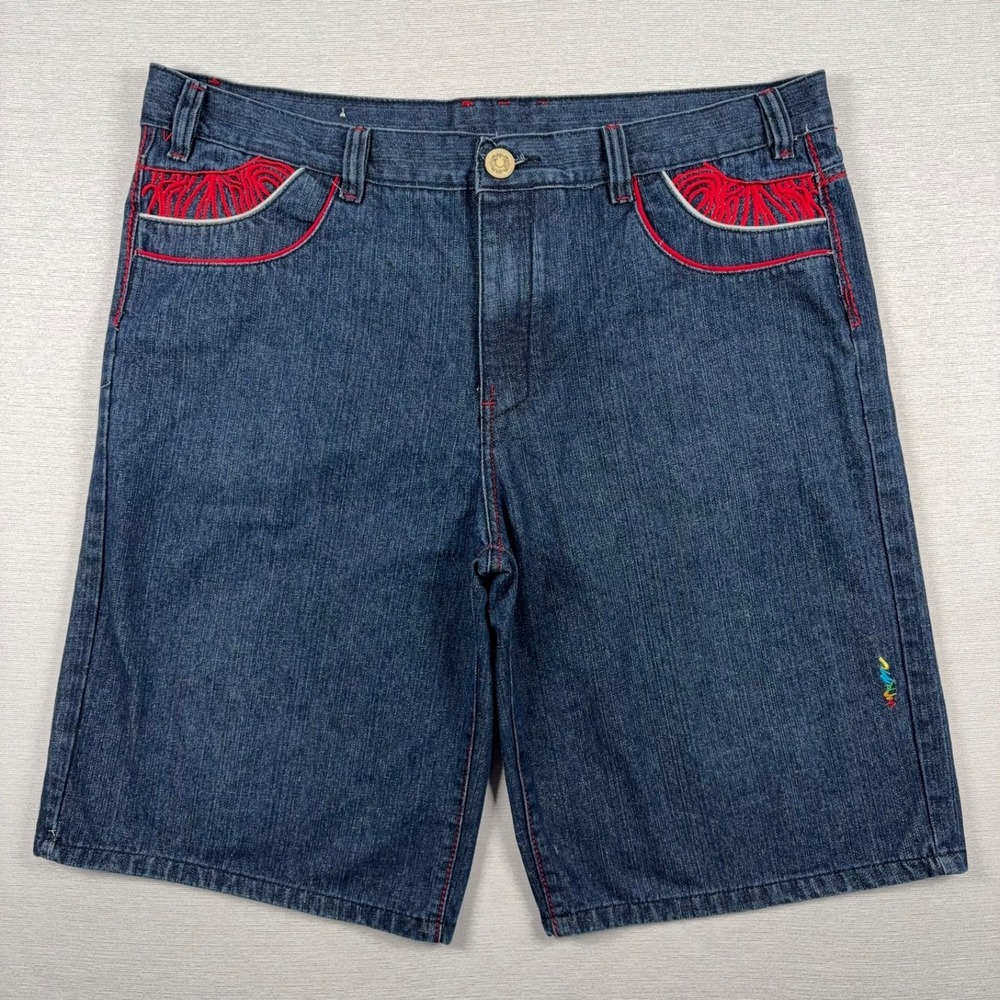 Coogi Denim Jean Shorts Mens Size 42 Blue Cotton